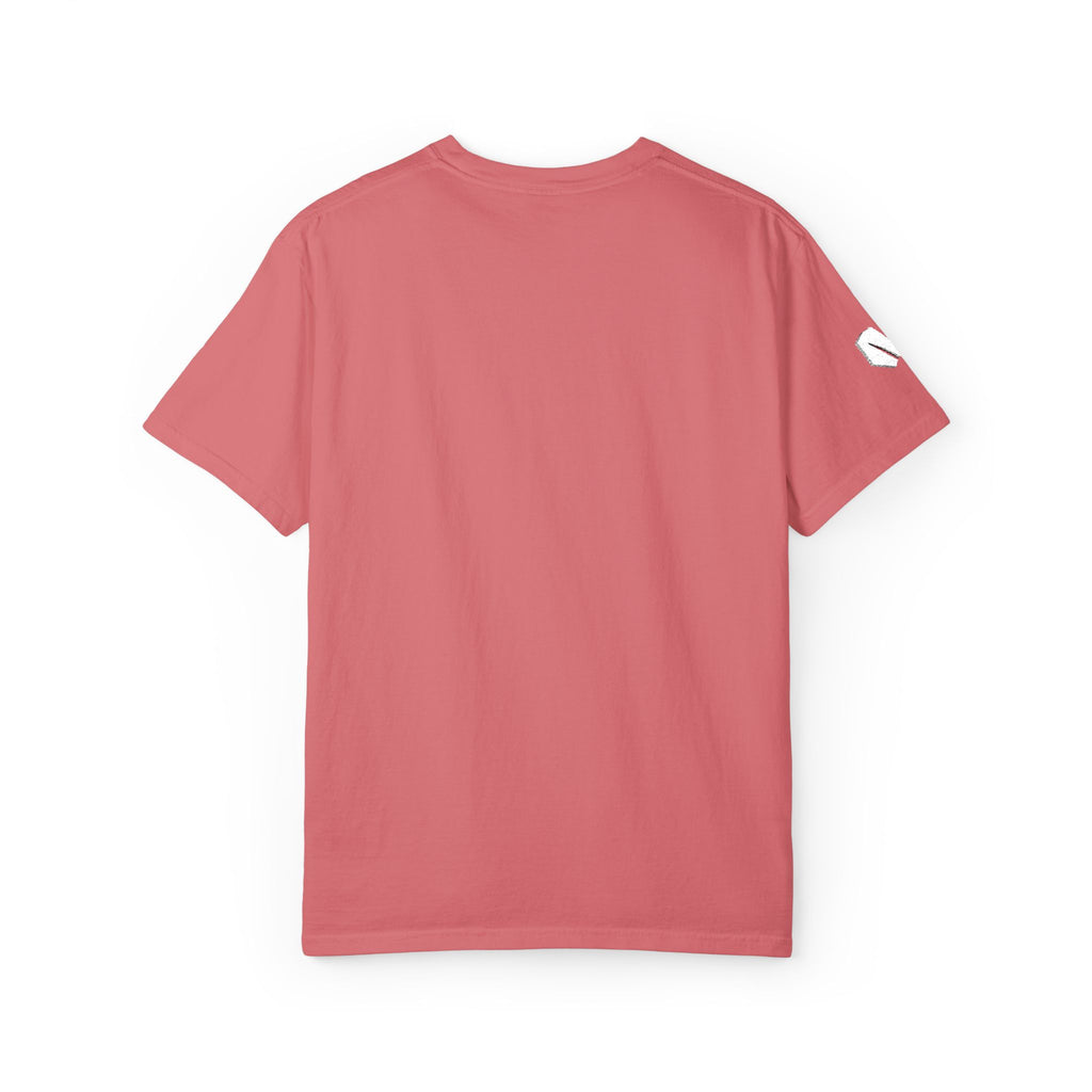 M.U.T. Distressed Logo Tee — Casual Garment-Dyed Unisex T-Shirt