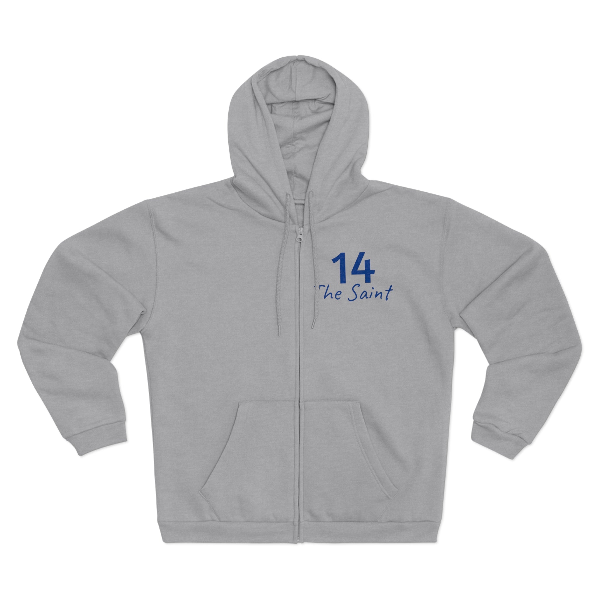 Touchdown Saint Headstand Zip Hoodie — Viral Celebration Football Sweatshirt