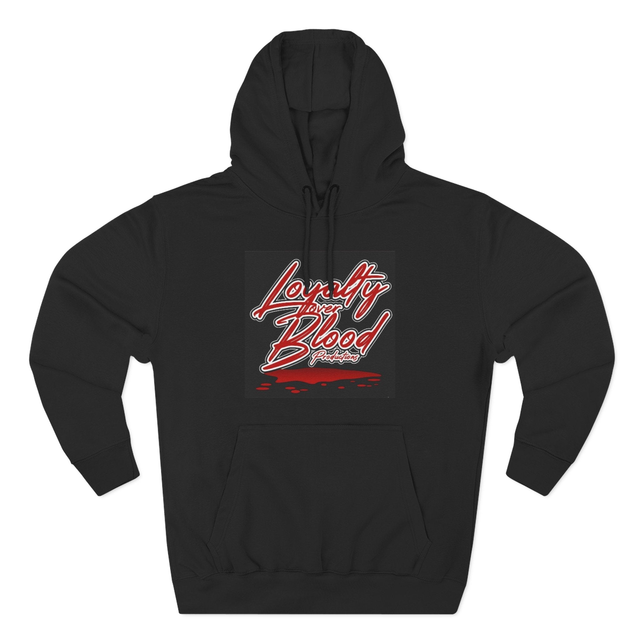 Three-Panel Fleece Hoodie