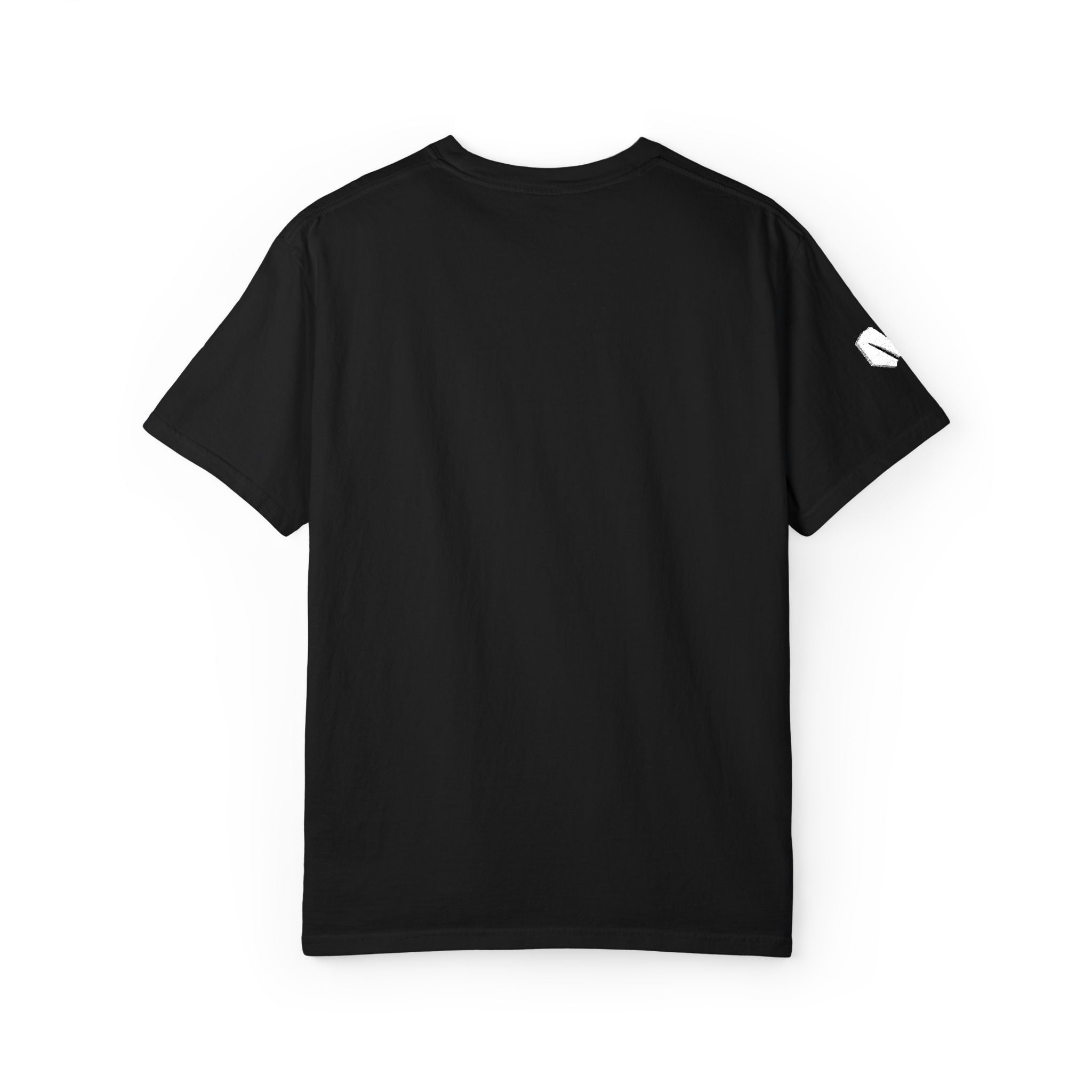 M.U.T. Distressed Logo Tee — Casual Garment-Dyed Unisex T-Shirt